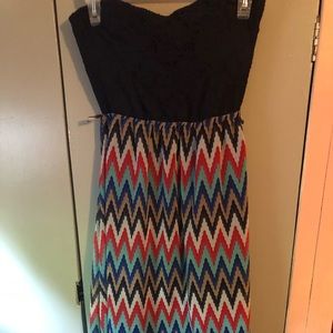 High-low maxi dress